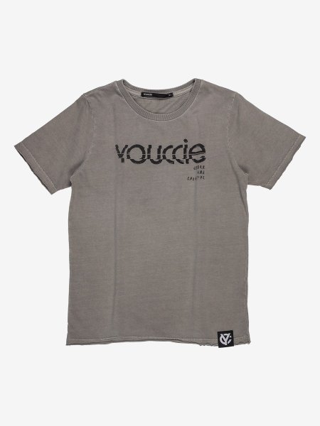 camiseta infantil masculina cinza youccie d0294 frente