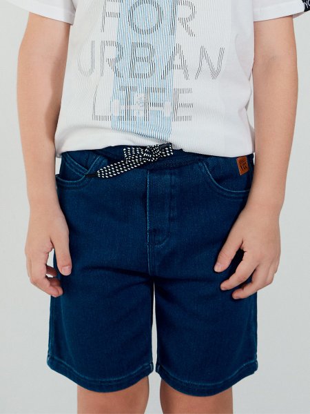 bermuda jeans infantil masculina com cadarco youccie d0207