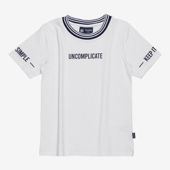 Camiseta Infantil Masculino Uncomplicate Branco youccie