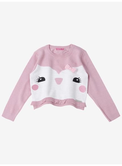 casaco infantil feminino rosa momi