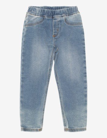 Calca Jeans Infantil Feminina Cos Elastico Momi J3433