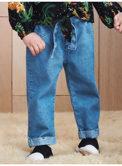 calca infantil clochard jeans momi